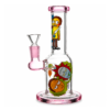 DOWN UNDER Pokemon, Rick And Morty Straight Matrix Glass Bong 19cm SKU_ DU-12284