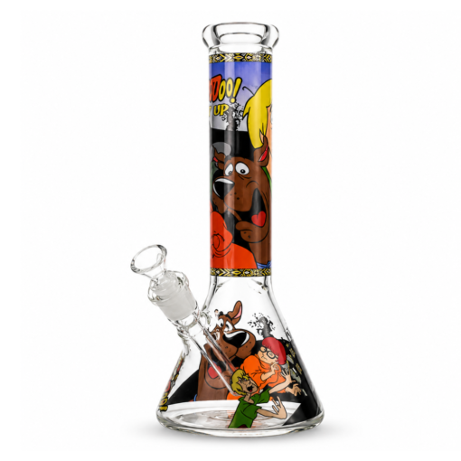 DOWN UNDER Scooby-Doo and Shaggy and Wilma scared Haunted Castle Glass Beaker Bong 35cm DU-120060