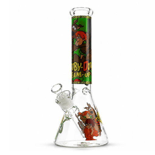 DOWN UNDER “Spooked” starring Scooby-Doo, Shaggy, and Wilma Glass Beaker Bong 35cm DU-120061