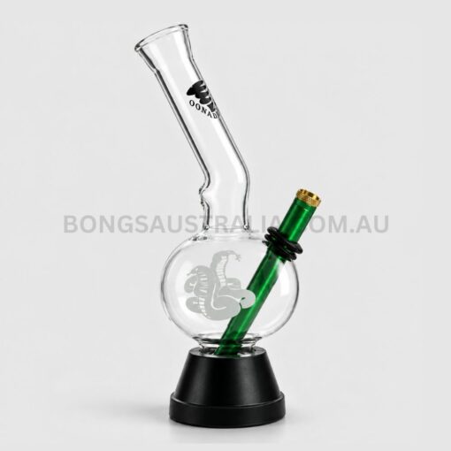 Tornado Cobra Glow Print Bubble Bong 29cm DU-12664