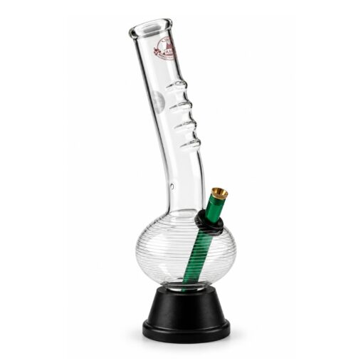 AGUNG HANDGRIP COLOUR Bubble Glass Bong 31cm 1192