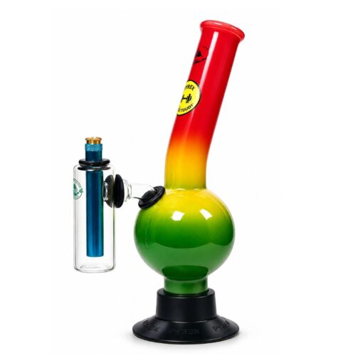 AGUNG RASTAMAN with Chamber Bubble Glass Bong 31cm 1155C