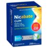 Nicabate Gum 2mg Extra Fresh 250 Pieces Exclusive Size