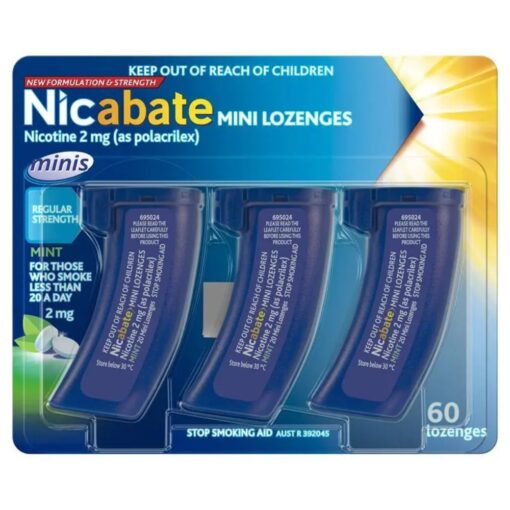 Nicabate Minis 2mg 60 Lozenges