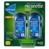 Nicorette Quit Smoking Extra Strength Nicotine Lozenge Fruitdrops 4 x 20 Pack