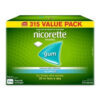 Nicorette Quit Smoking Regular Strength Nicotine Gum Icy Mint Exclusive Size 315 Pack