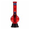 WATERFALL Zap Bonza Red With Chamber Bubble Glass Bong 25cm 1729 B RED CHAMBER